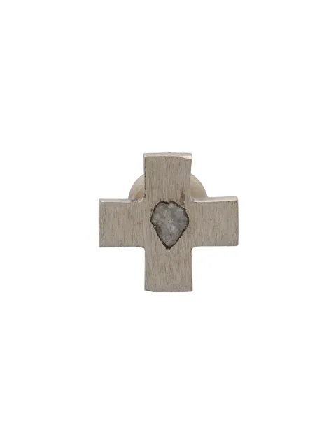 Parts of Four cross stud diamond single earring 