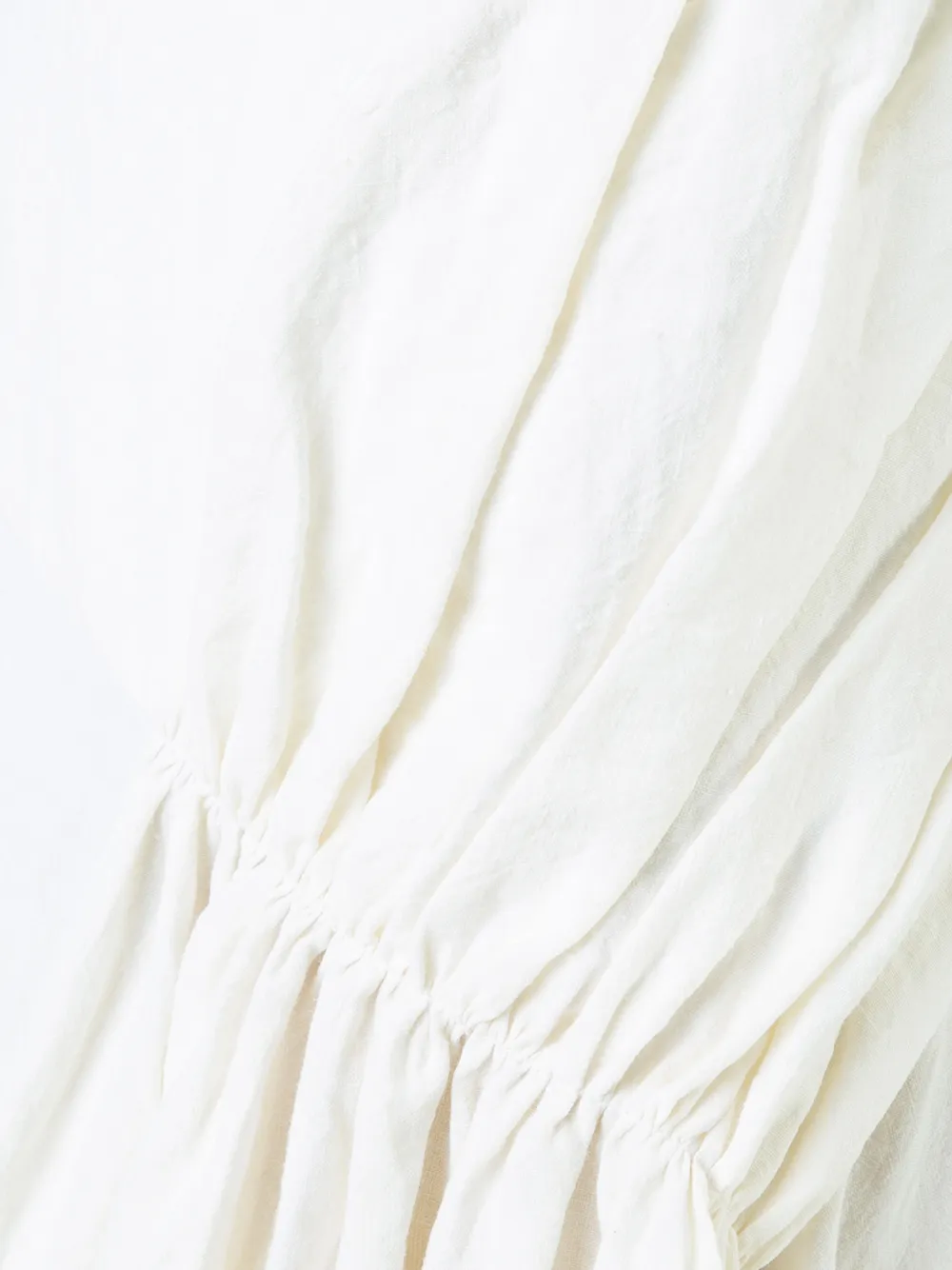 JW Anderson gathered midi skirt Wit