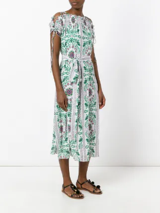 Tory Burch Fl Print Dress Farfetch Tory Burch Fl Print Dress