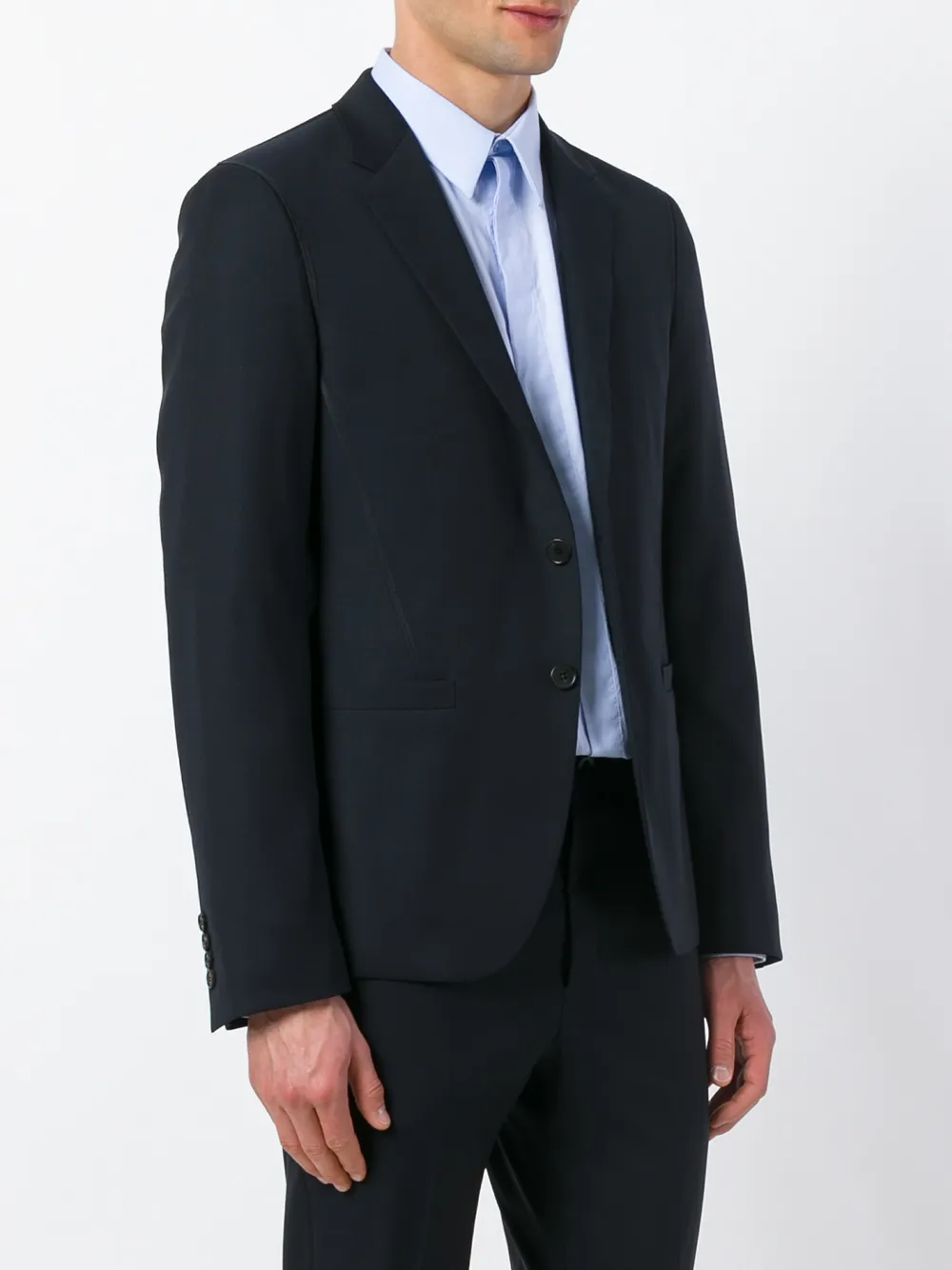  Wooyoungmi Klassisches Sakko   Blau 