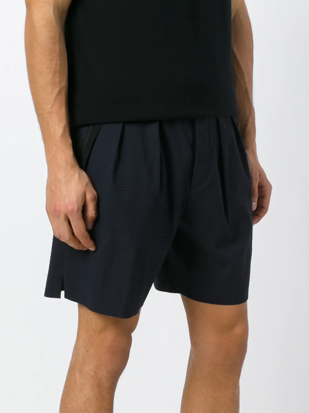  Wooyoungmi Bermudas Mit Reißverschlusstaschen   Blau 