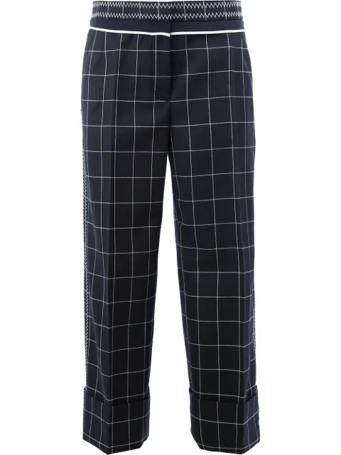 Thom Browne Cropped-Hose mit Karomuster