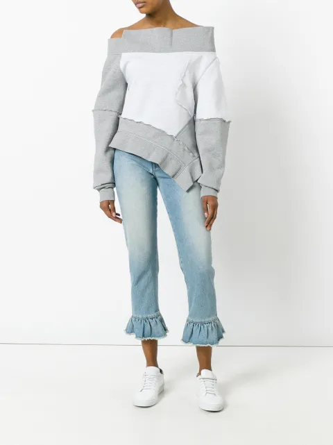 burberry off shoulder top