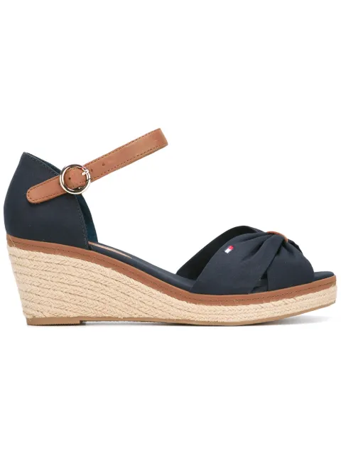 Tommy Hilfiger peep toe wedges