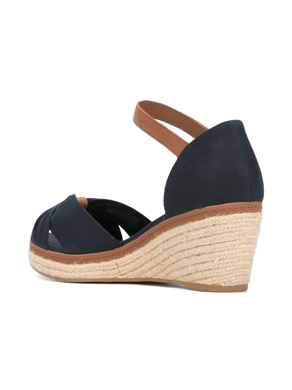 Tommy Hilfiger Peep Toe Wedges In Blue