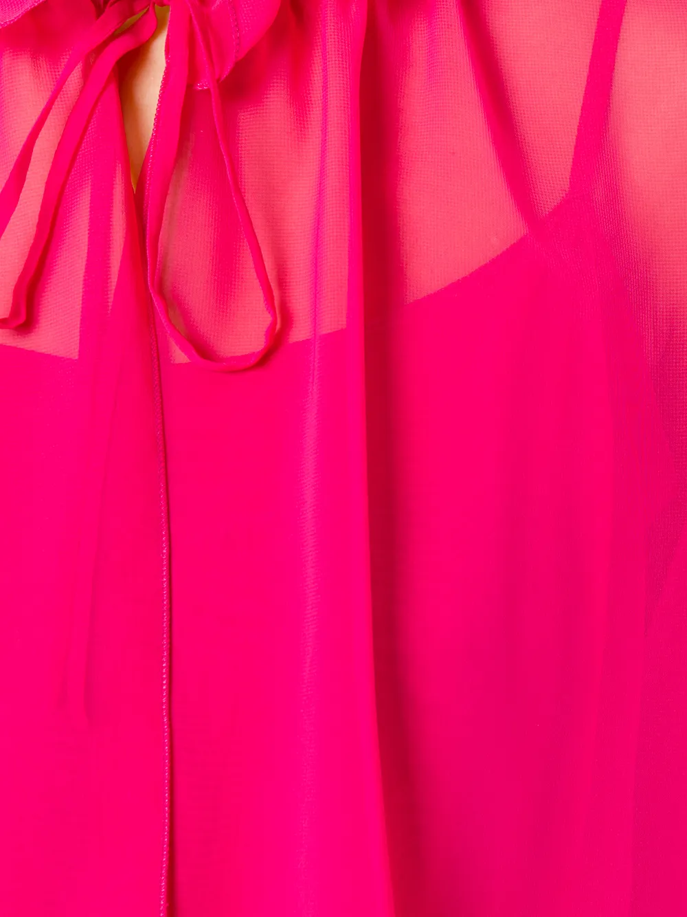 Talbot Runhof ruffled maxi dress 340 FUCHSIA