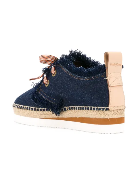 see by chloe denim shoes