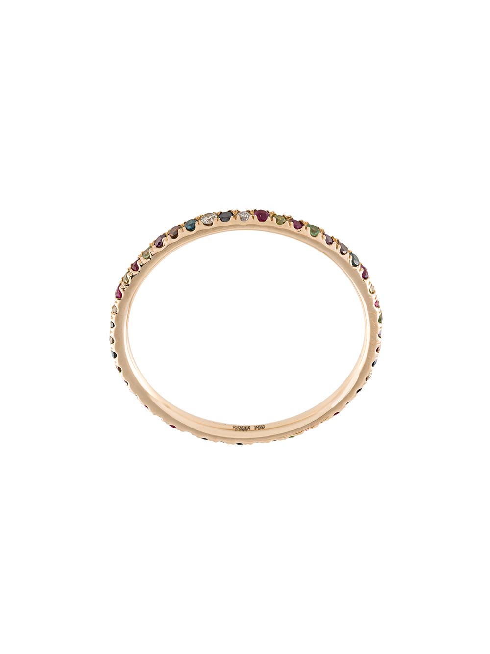 фото Ileana makri кольцо 'rainbow' из розового золота 18к