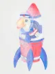 Moncler Kids صاروخ تي شيرت