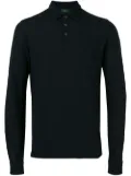 Zanone long-sleeve polo shirt - Blue