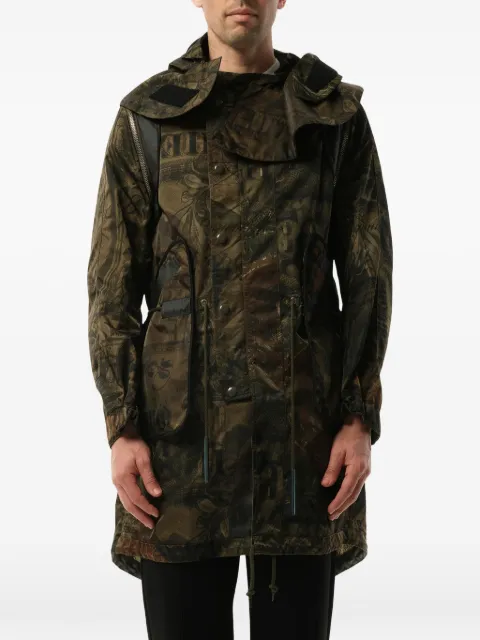 Givenchy printed hooded jacket