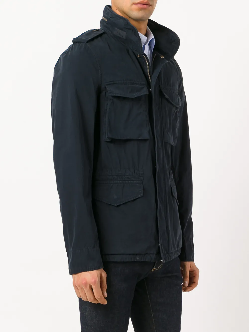 ASPESI field jacket Blauw