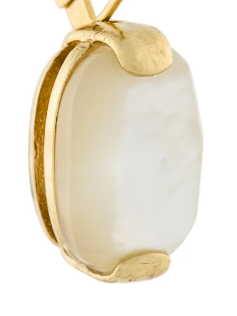 WOUTERS & HENDRIX WOUTERS & HENDRIX MY FAVOURITE MOTHER OF PEARL EARRINGS - WHITE