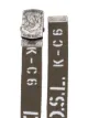 الصورة 2 من Diesel Kids logo print belt