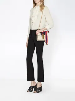 sylvie mini leather chain bag