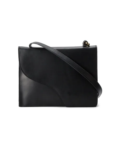 ATP ATELIER BLACK SIENA LEATHER CROSS BODY BAG