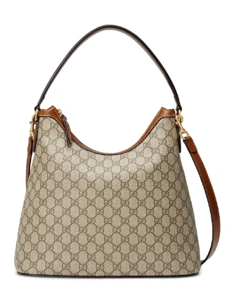 Gucci Gg Supreme Hobo Bag Farfetch Gucci Gg Supreme Hobo Bag