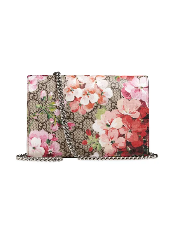 gucci blooms mini chain bag
