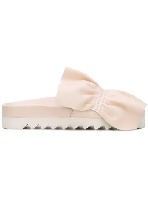 JOSHUA SANDERS RUFFLE DETAIL SLIDES