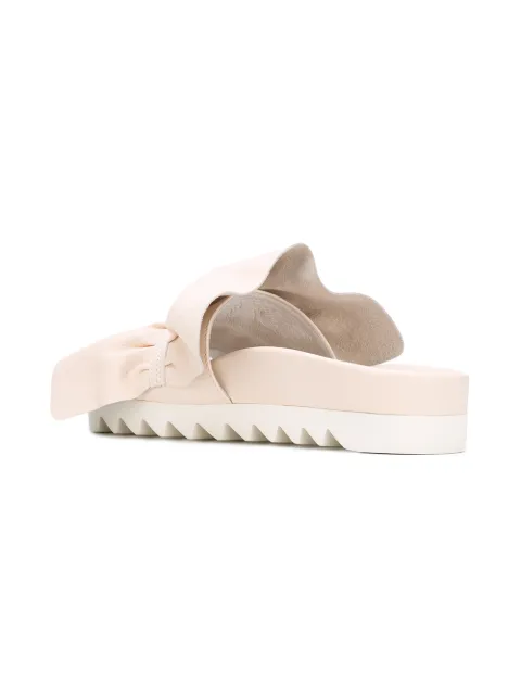JOSHUA SANDERS RUFFLE DETAIL SLIDES