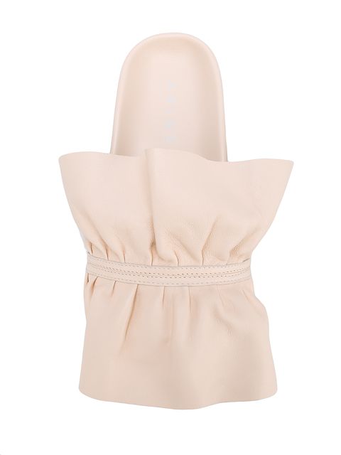 JOSHUA SANDERS RUFFLE DETAIL SLIDES