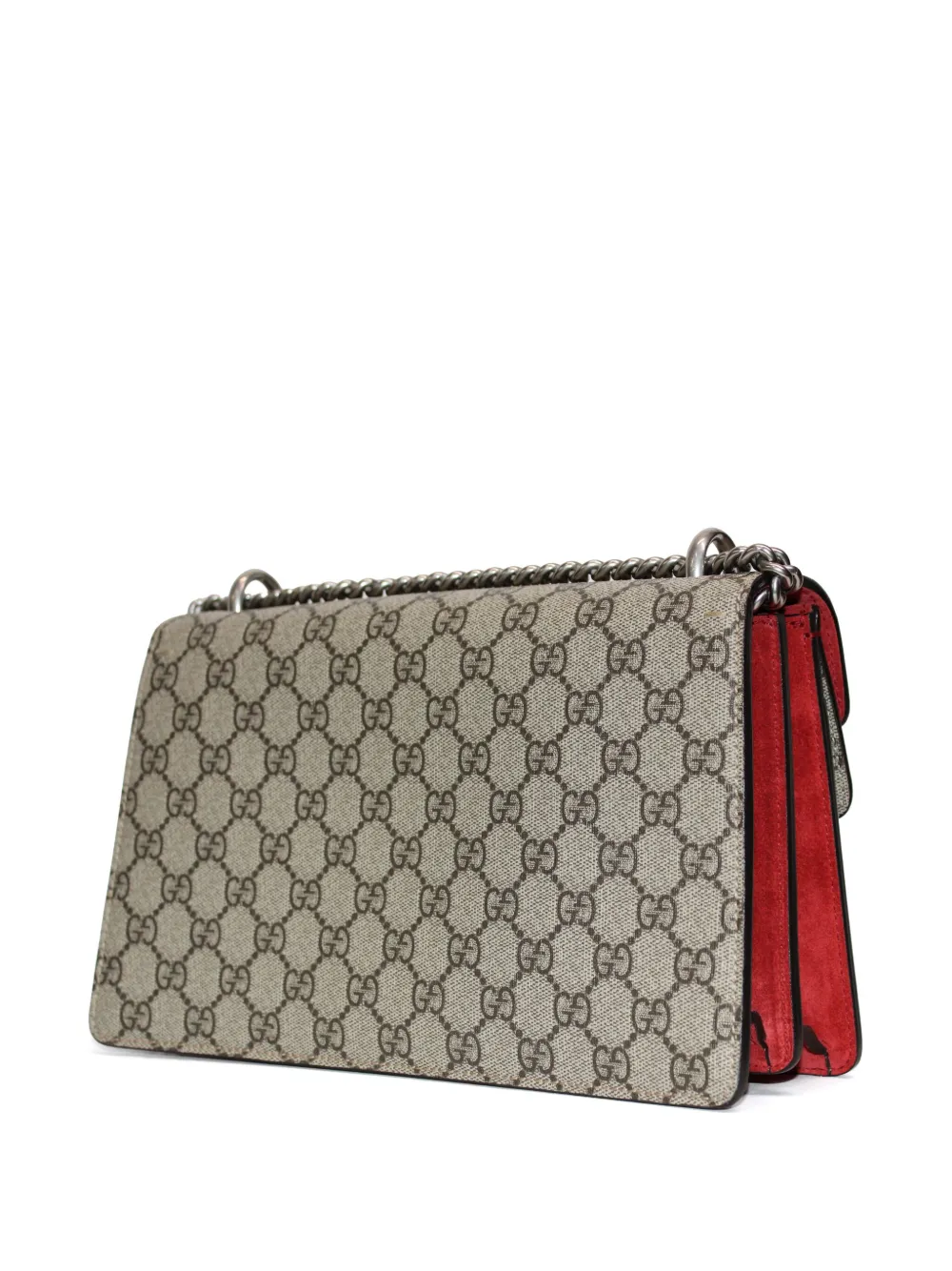 Shop Gucci Small Dionysus Shoulder Bag In Neutrals