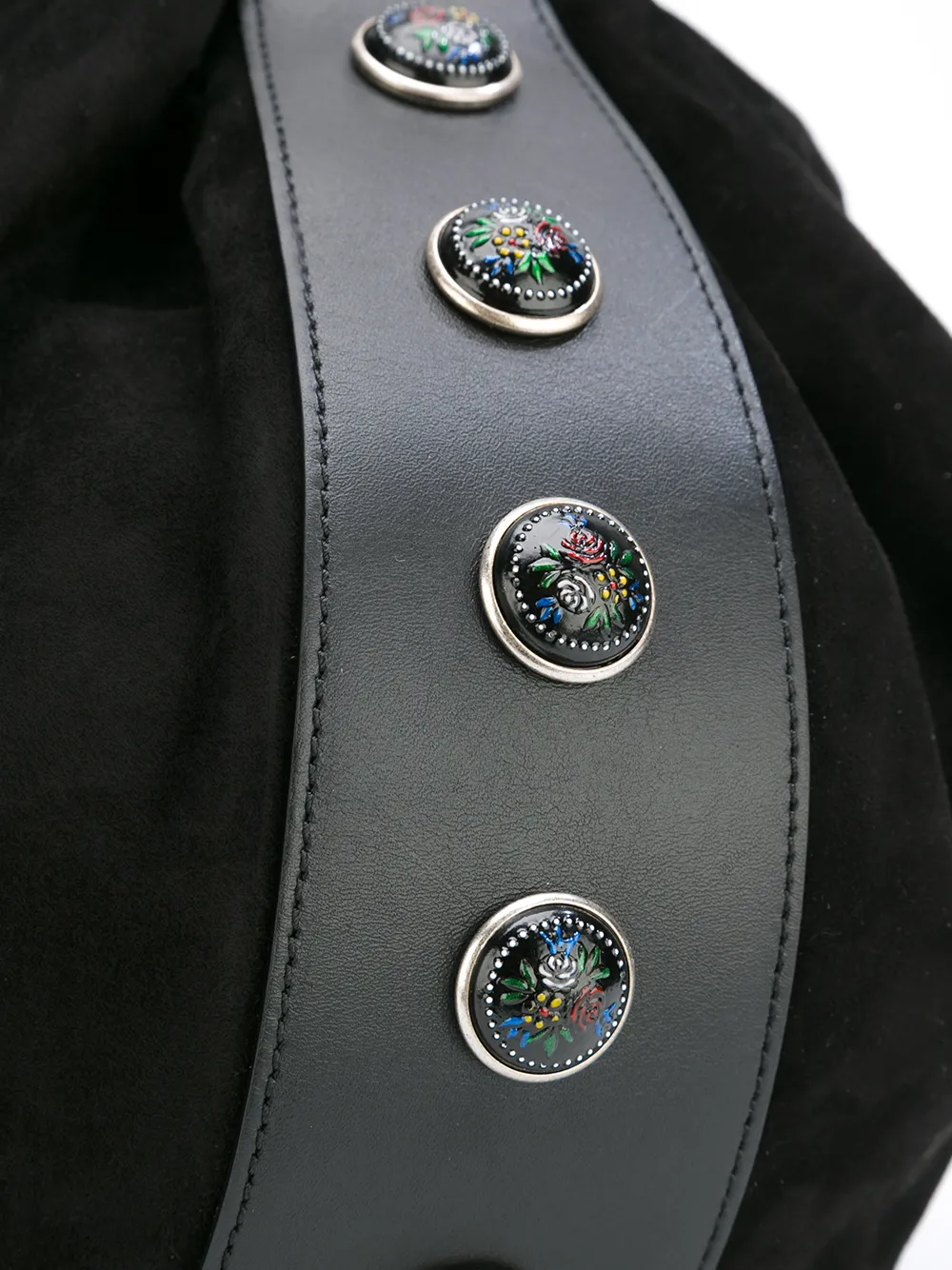 Alexander McQueen bucket bag crossbodytas Zwart