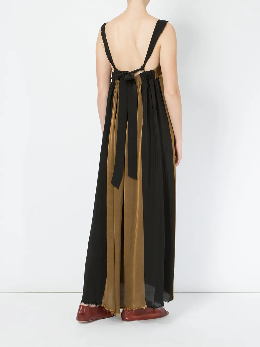 Uma Wang frayed hem dress Bruin
