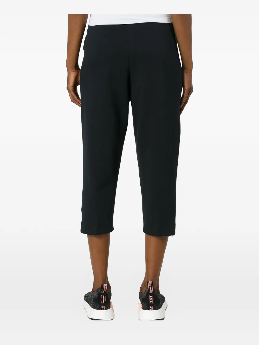Nike cropped track pants Zwart