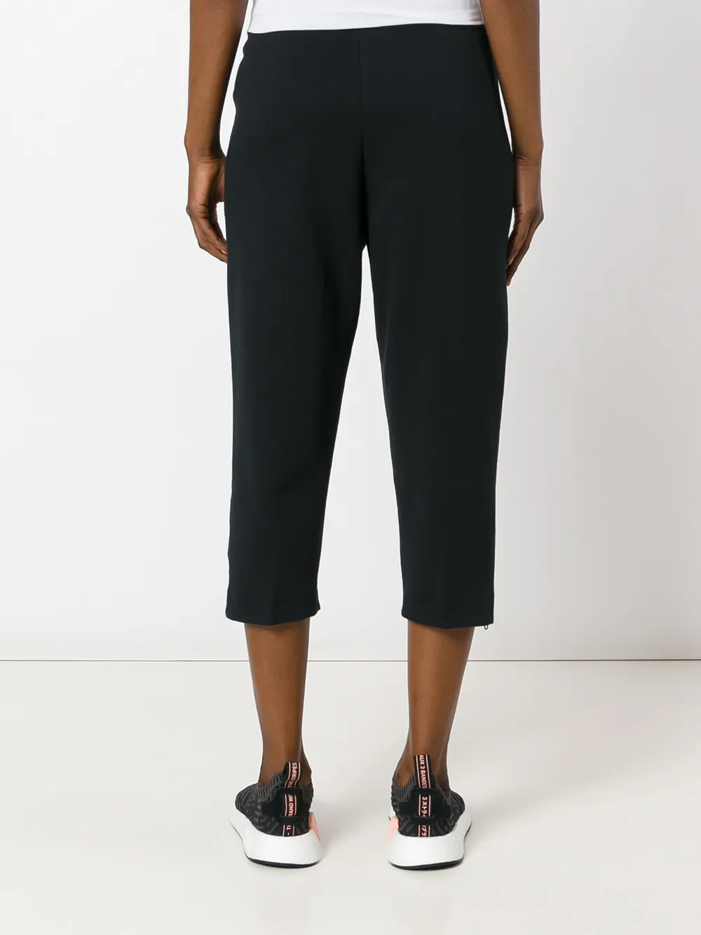 Nike cropped track pants Zwart