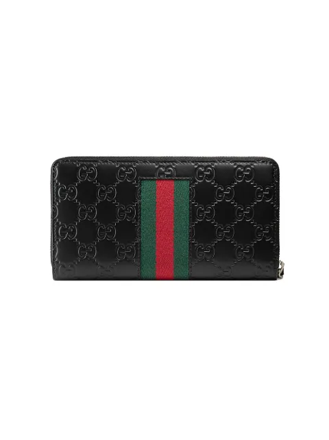 Gucci black GG Supreme Web wallet for 