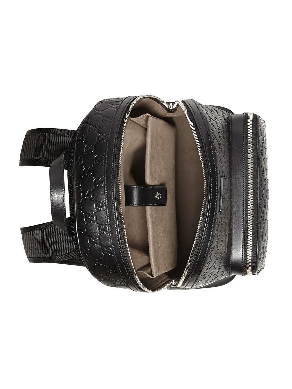 gucci signature leather backpack