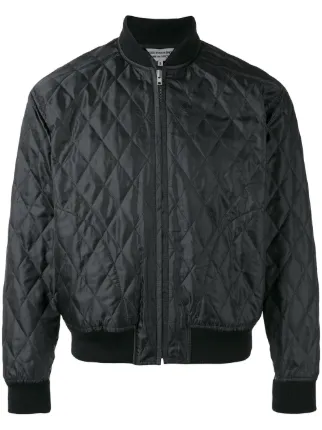 comme des garcons quilted jacket black