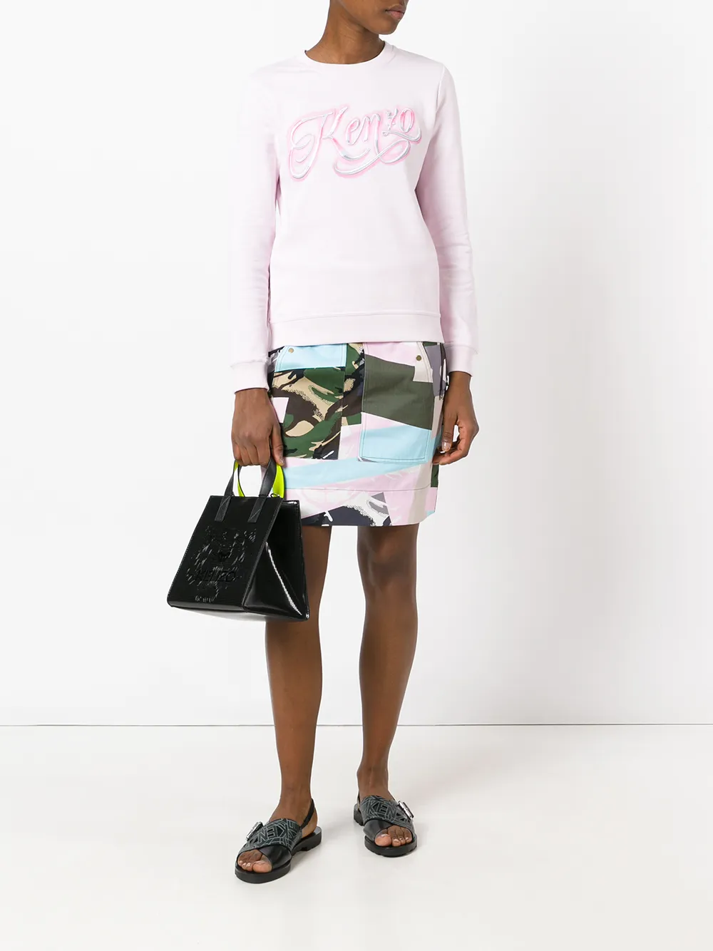  Kenzo 'broken Camo' Minirock   Mehrfarbig 