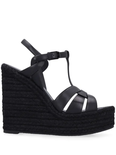 Saint Laurent sandalias Tribute con cuña de 140mm