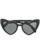 Image 1 of Saint Laurent Eyewear heart frame sunglasses
