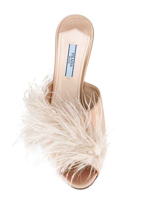 prada feather mules, OFF 77%,Latest trends!