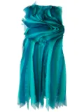 Gianluca Capannolo contoured frill dress - Blue