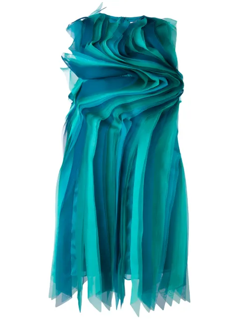 Gianluca Capannolo contoured frill dress