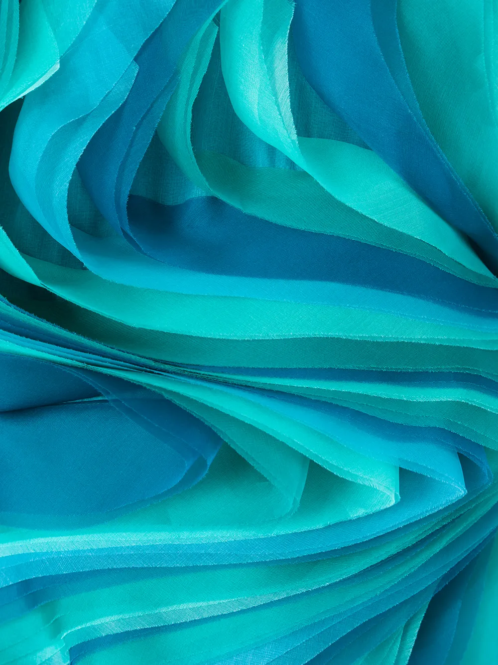 Gianluca Capannolo voorgevormde franjejurk Blauw