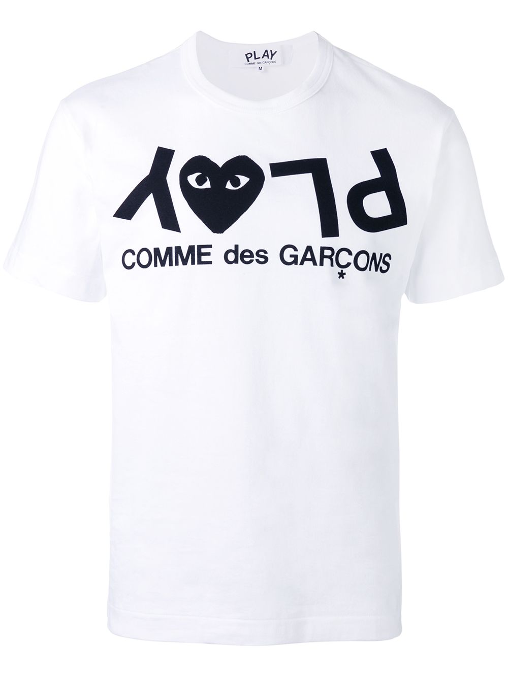 фото Comme Des Garçons Play футболка с принтом-логотипом 'Play '