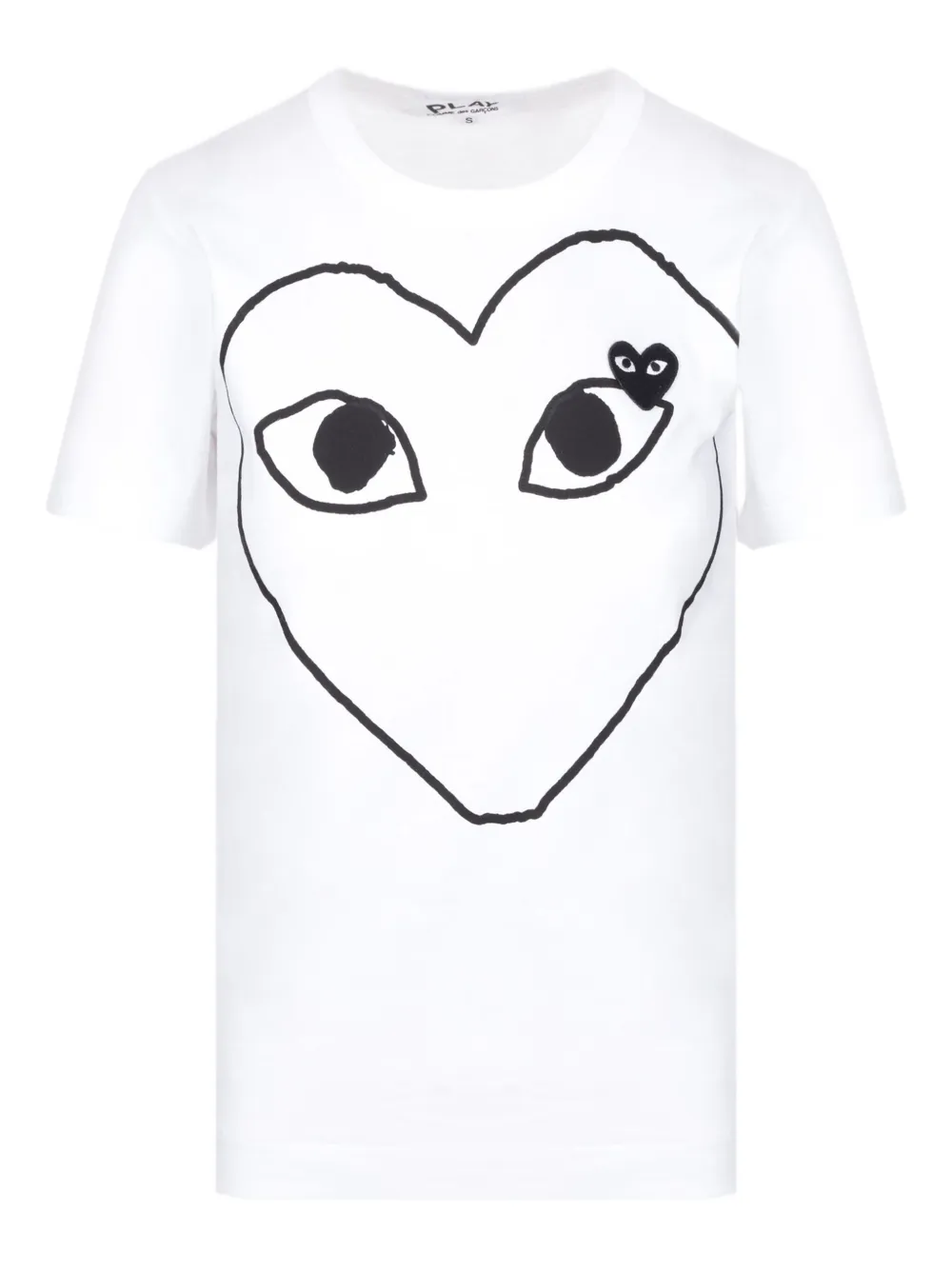 Comme Des Garçons Play heart-print T-shirt | White | Image 1