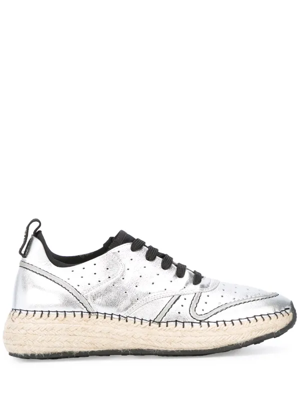 tod's metallic sneakers