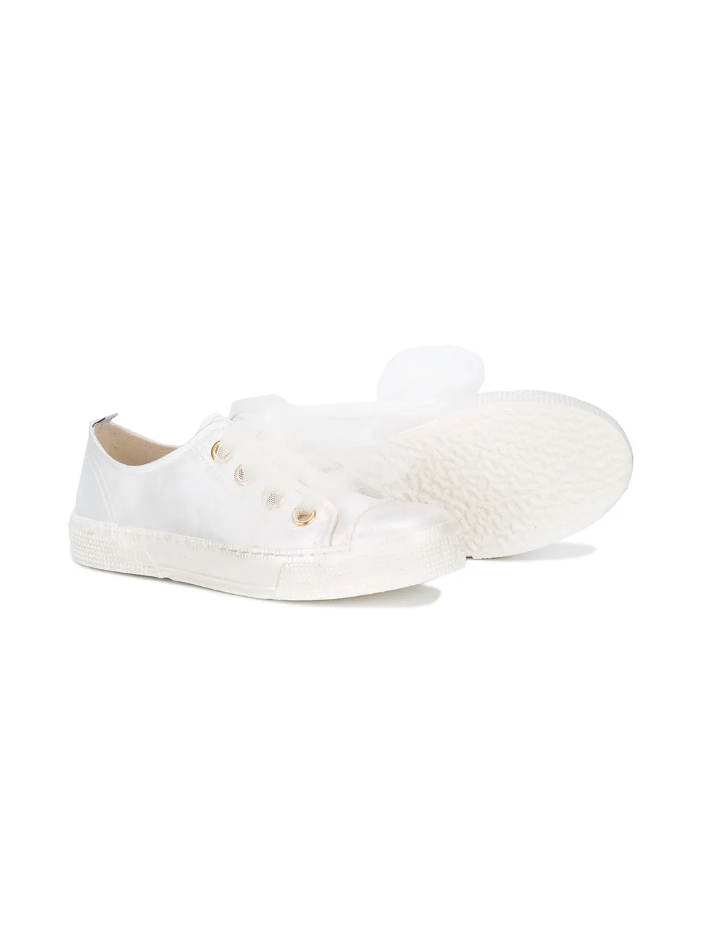  Duca Degli Abruzzi Satin Sneakers - White 