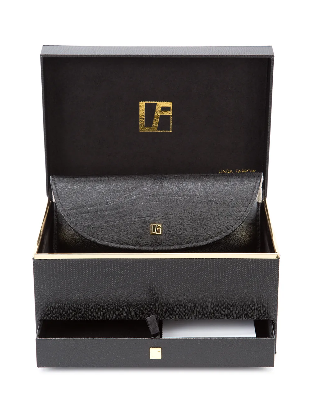 Linda Farrow square frame sunglasses Metallic