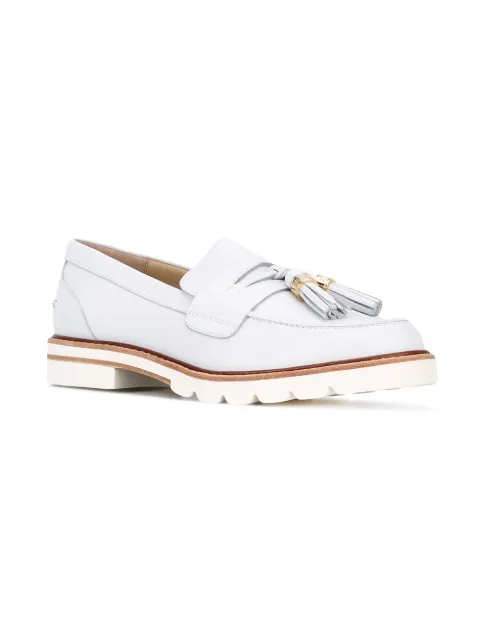 stuart weitzman manila loafer white