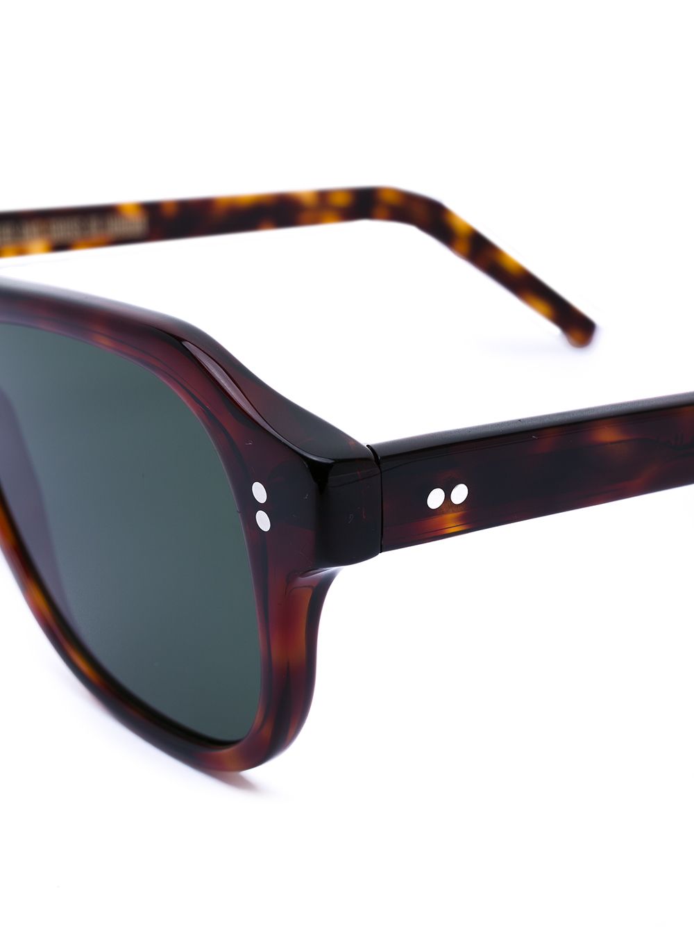 cutler & gross square lens sunglasses - brown