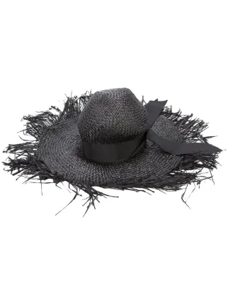 Gigi Burris Millinery destroyed sun hat 