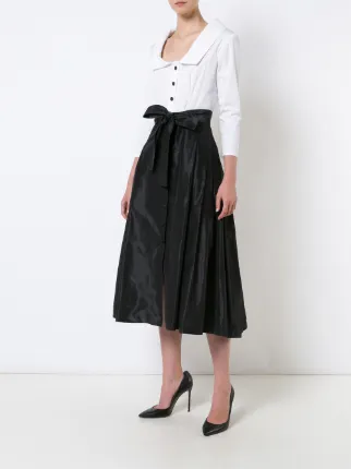 Carolina Herrera Monochrome Shirt Dress Farfetch Carolina Herrera Monochrome Shirt Dress