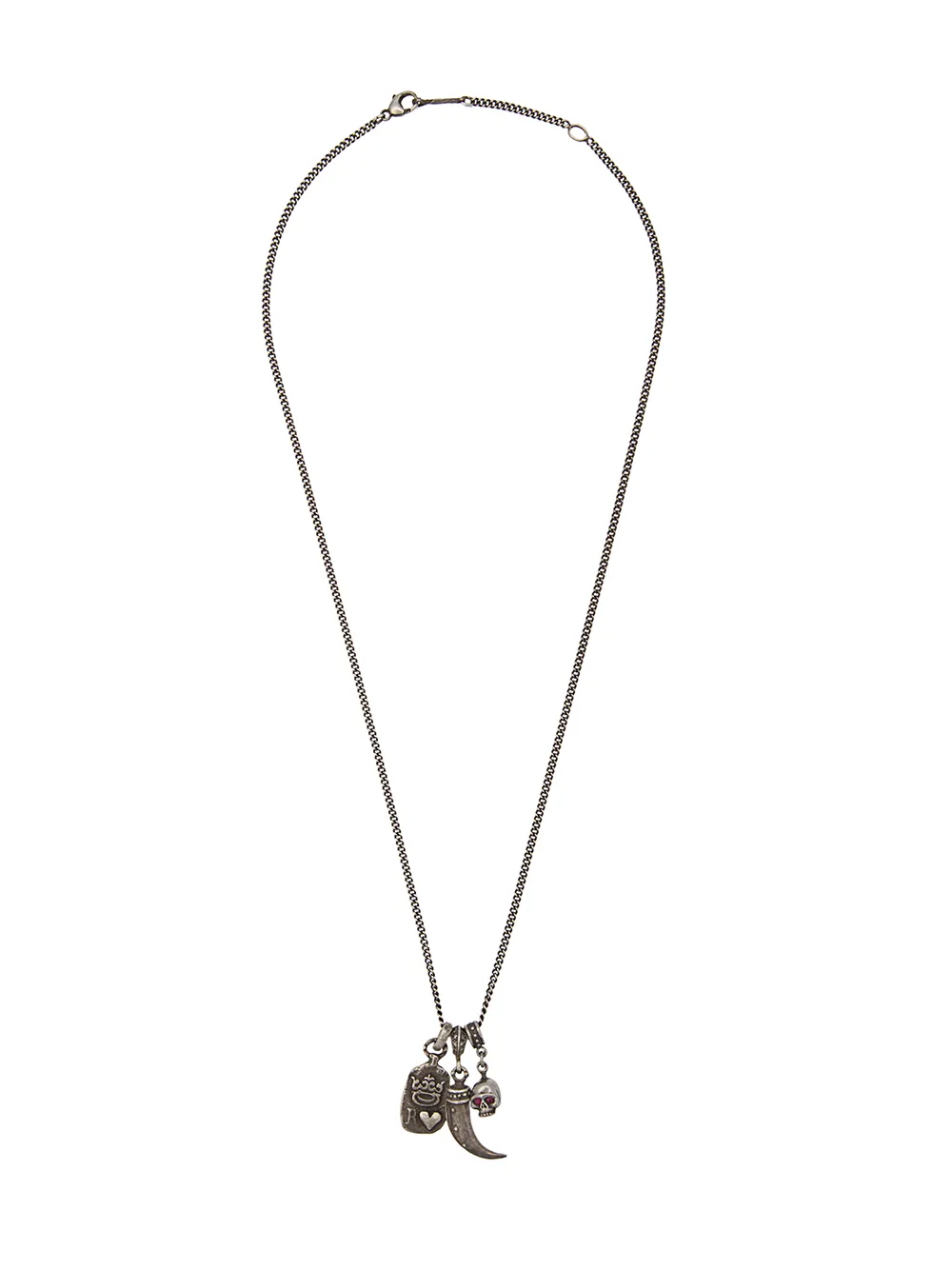 roman paul 红宝石吊坠项链